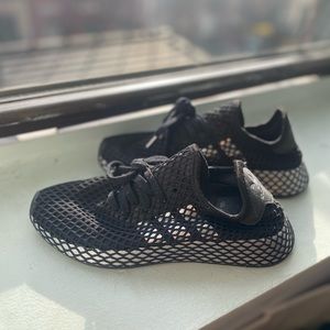 Adidas Deerupt Runner Sneakers in Black